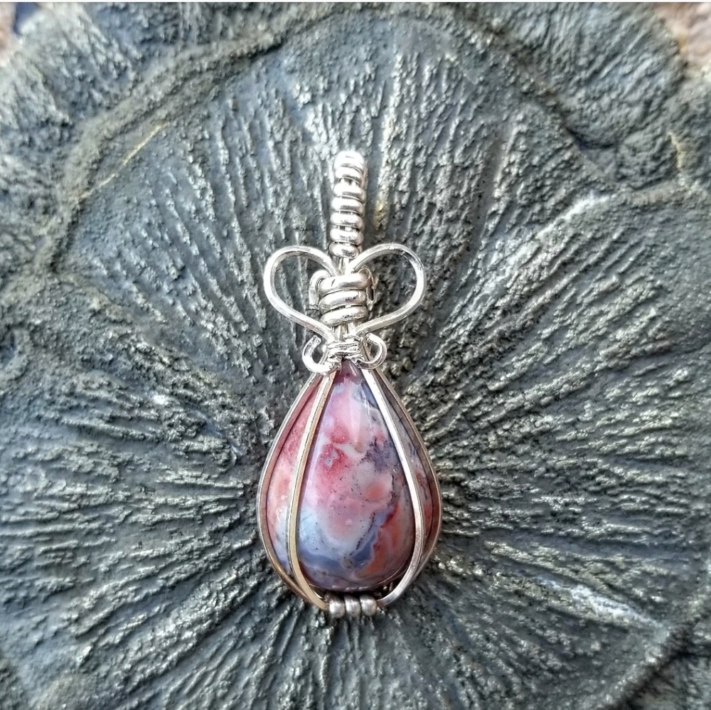 Jasper Silver Pendant